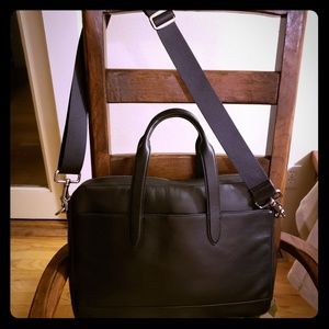 COACH Slim Crossbody Briefcase with laptop pocket
